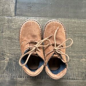 Zara Kids Tan Suede Boots